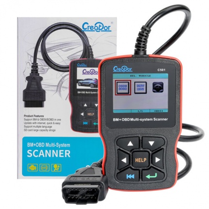 <strong><font color=#000000>Creator C501 OBDII/EOBD Multi-system Diagnostic Scan Tool for BMW 2001 to 2019</font></strong>