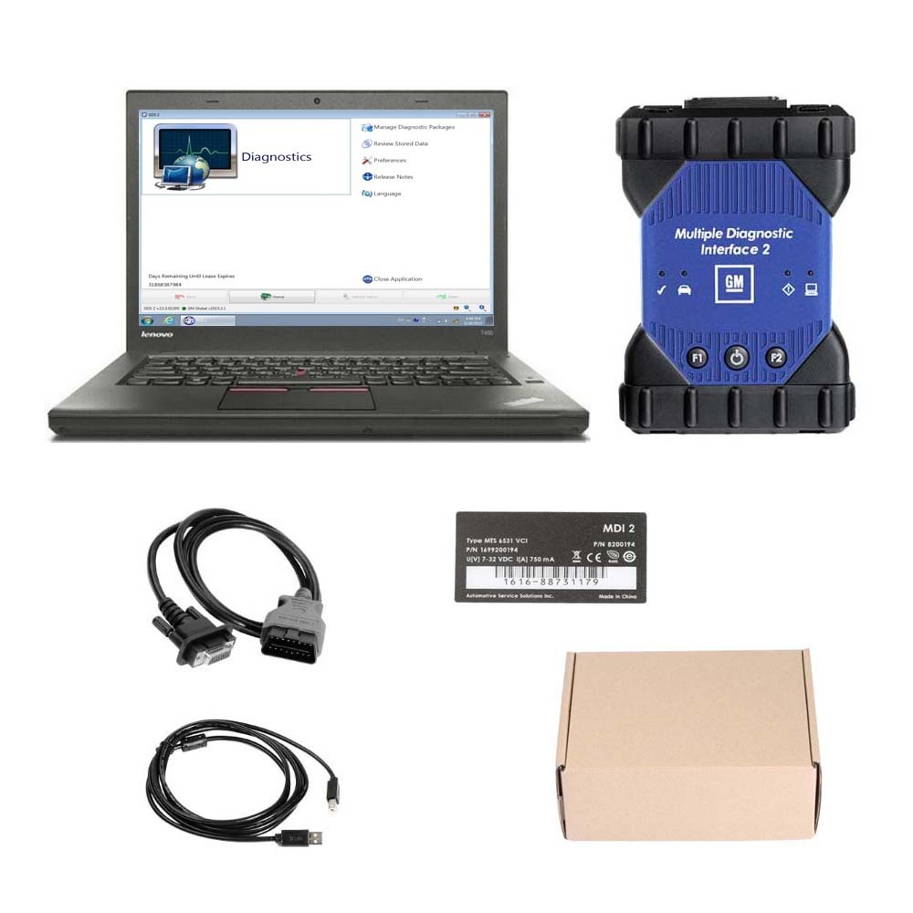 V2023.11 MDI 2 Diagnostic tool with Wifi Pre-installed on Lenovo T450 Laptop 8GB Memory Ready to Use