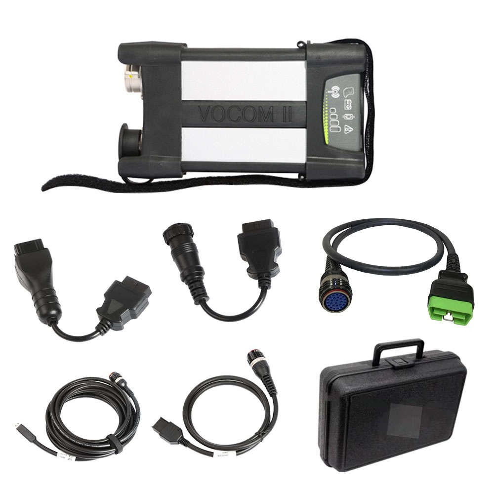 For Volvo VOCOM II 88894000 Diagnostic Kit & Cables Heavy Duty Truck Diagnostic Tool For Volvo Turck Scanner