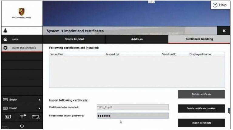 What Is Porsche PPN Porsche PPN Certificate Importing PPN Certificate 