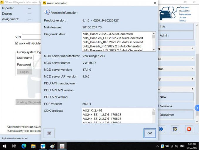 VW ODIS V11 Diagnostic Software Free Download Autonumen Offical Blog