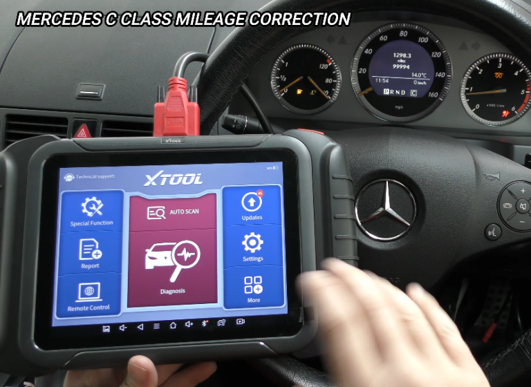 How to use Xtool D8 for mileage correction Autonumen Offical Blog