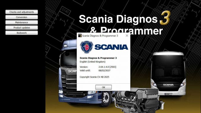 Scania SDP3 V2.64.1 V2.40 Diagnostic Software Free Download-1