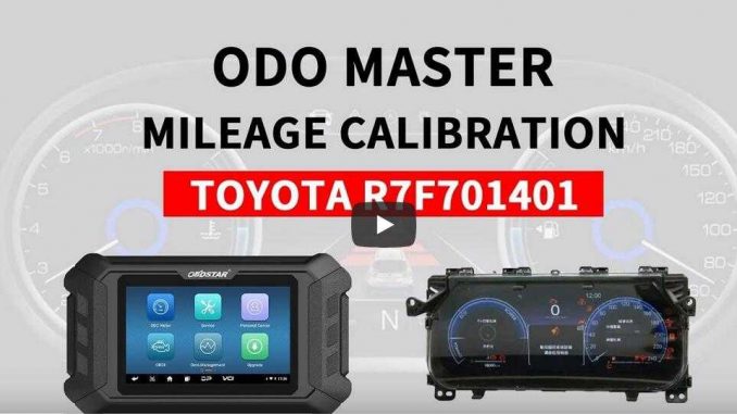 OBDSTAR-OdoMaster-Toyota-R7F701401-Encrypted-MCU-Mileage-Correction-on-Bench-1