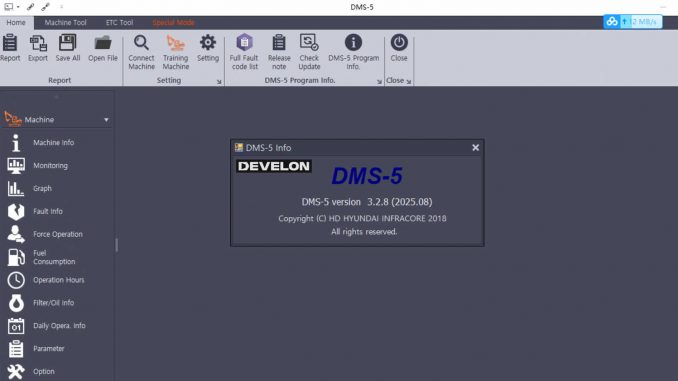 DOOSAN-DMS-5-Diagnostic-Software