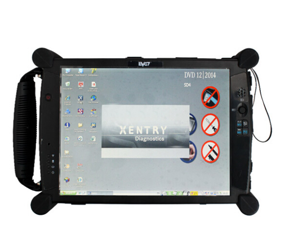 MB SD Connect C4 Star DOIP Diagnosis Tool With WiFi 2023.09 Plus EVG7 Diagnostic Controller Tablet PC