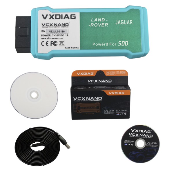 VXDIAG SuperDeals VXDIAG VCX NANO for Land Rover and Jaguar Software V160 WIFI Version