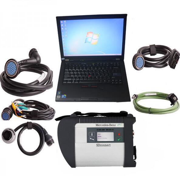 V2023.09 DOIP MB SD Connect C5 MB Star C5 Diagnosis Scanner Plus Lenovo T420 Laptop With DTS and Vediamo Engineering Sof