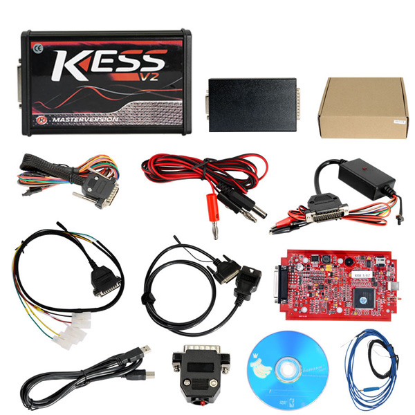 KESS V2 V5.017 Red PCB Firmware EU Version V2.80 ECU Tuning Kit Master No Token Limited Best Quality