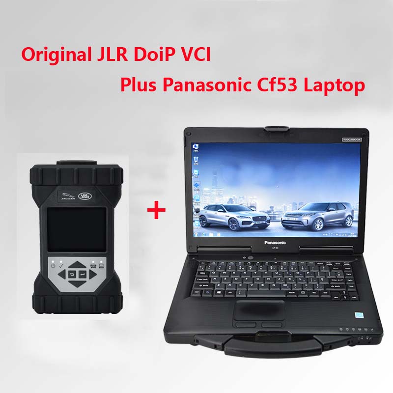 JLR DoiP VCI SDD Pathfinder Interface plus Panasonic CF53 Laptop for Jaguar Land Rover from 2005 to 2022