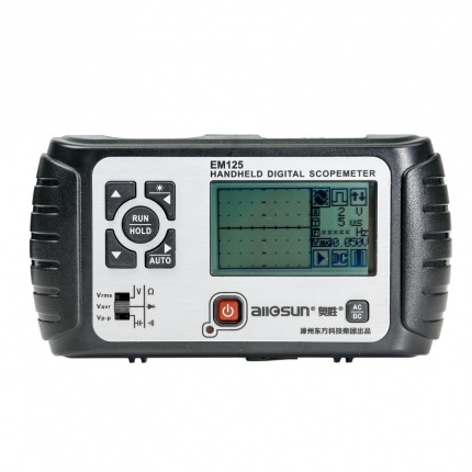 <strong><font color=#000000>All-sun 25MHz 100MSa/s Digital 2in1 Handheld Portable Oscilloscope+Multimeter Single Channel Waveform USB LCD Backlight </font></strong>