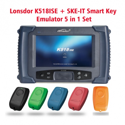 <strong><font color=#000000>Lonsdor K518ISE Key Programmer Plus SKE-IT Smart Key Emulator 5 in 1 Set Full Package</font></strong>