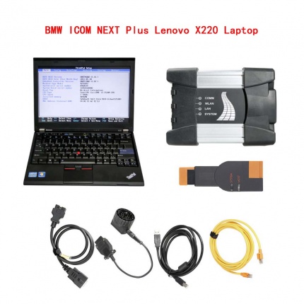 BMW ICOM NEXT BMW ICOM A2 A+B+C Plus Lenovo X220 I5 8GB Laptop V2023.03 Engineers Version Ready to Use