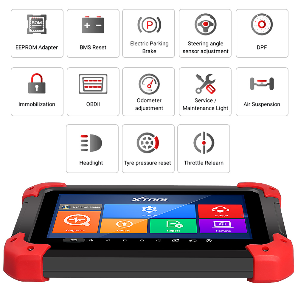 XTOOL X100 PAD X-100 Auto Car Key Programmer  Supports Oil Reset and Odometer Correction with EEPORM Update online