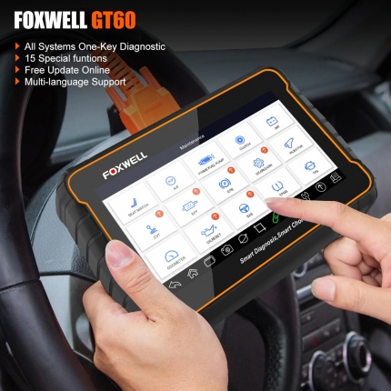 <strong><font color=#000000>Foxwell GT60 OBD2 Professional Car Diagnostic Scan Tool Full System Code Reader 19 Special Functions</font></strong>