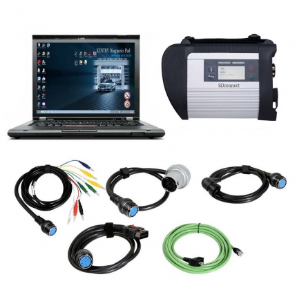 C4 MB SD Connect 4 Star Diagnosis Plus Lenovo T430 Laptop i5-3320M With Engineering Software V2021.12