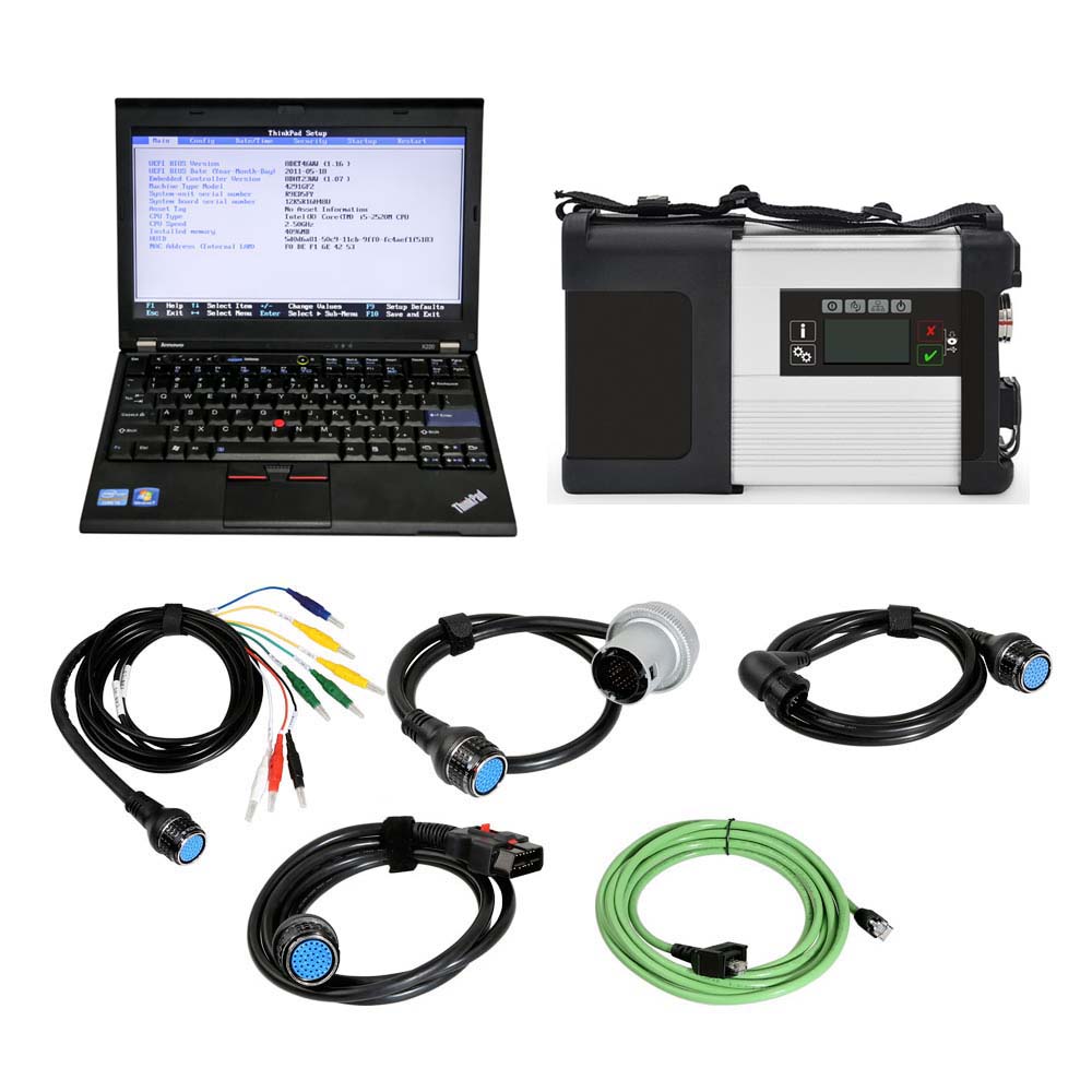 V2022.12 MB SD Connect C5 PLUS Star Diagnosis Support DOIP Plus Lenovo X220 Laptop With Engineering Software