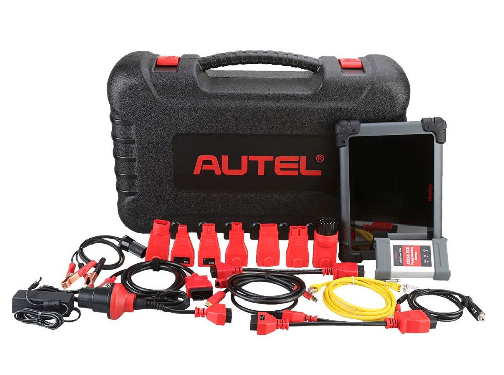Autel Maxisys Elite Car Diagnostic Scanner Tool with J2534 ECU Programming Upgraded Version of MS908P MK908P +2 Years Fr