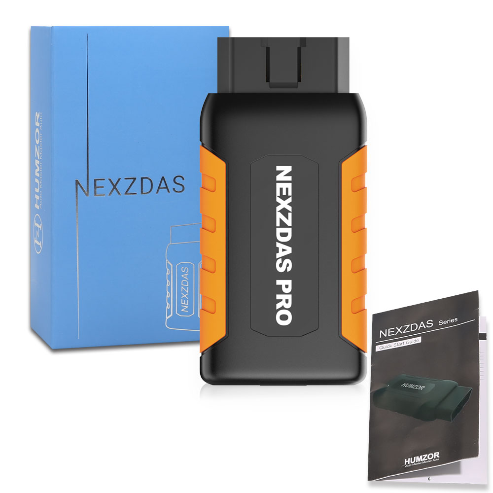Humzor NexzDAS Pro Full System Auto Diagnostic Tool OBD2 Scanner with IMMO/ABS/EPB/SAS/DPF/Oil Reset