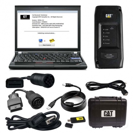 2023A CAT Caterpillar ET 3 Diagnostic Adapter III CAT ET Diagnostic Tool PLUS Lenovo X220 Laptop With WIFI