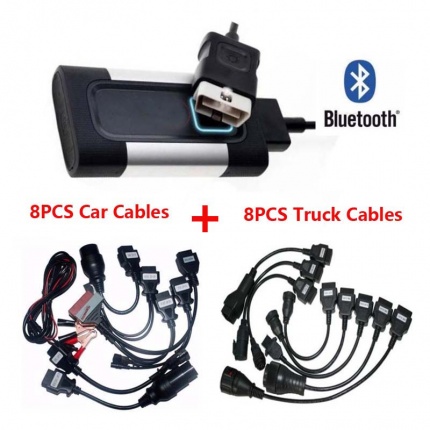 2021.11 Autocom CDP+ Professional Car and Truck Obd2 Diagnostic Tools with Bluetooth