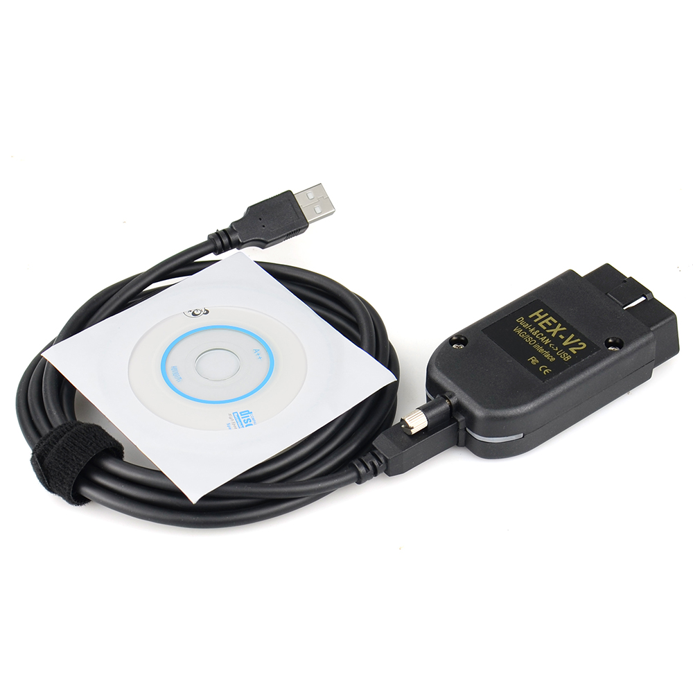 Genuine VCDS vagcom hex-can USB Cable for VW/Audi Diagnostics Tool UNLIMIED  VINS