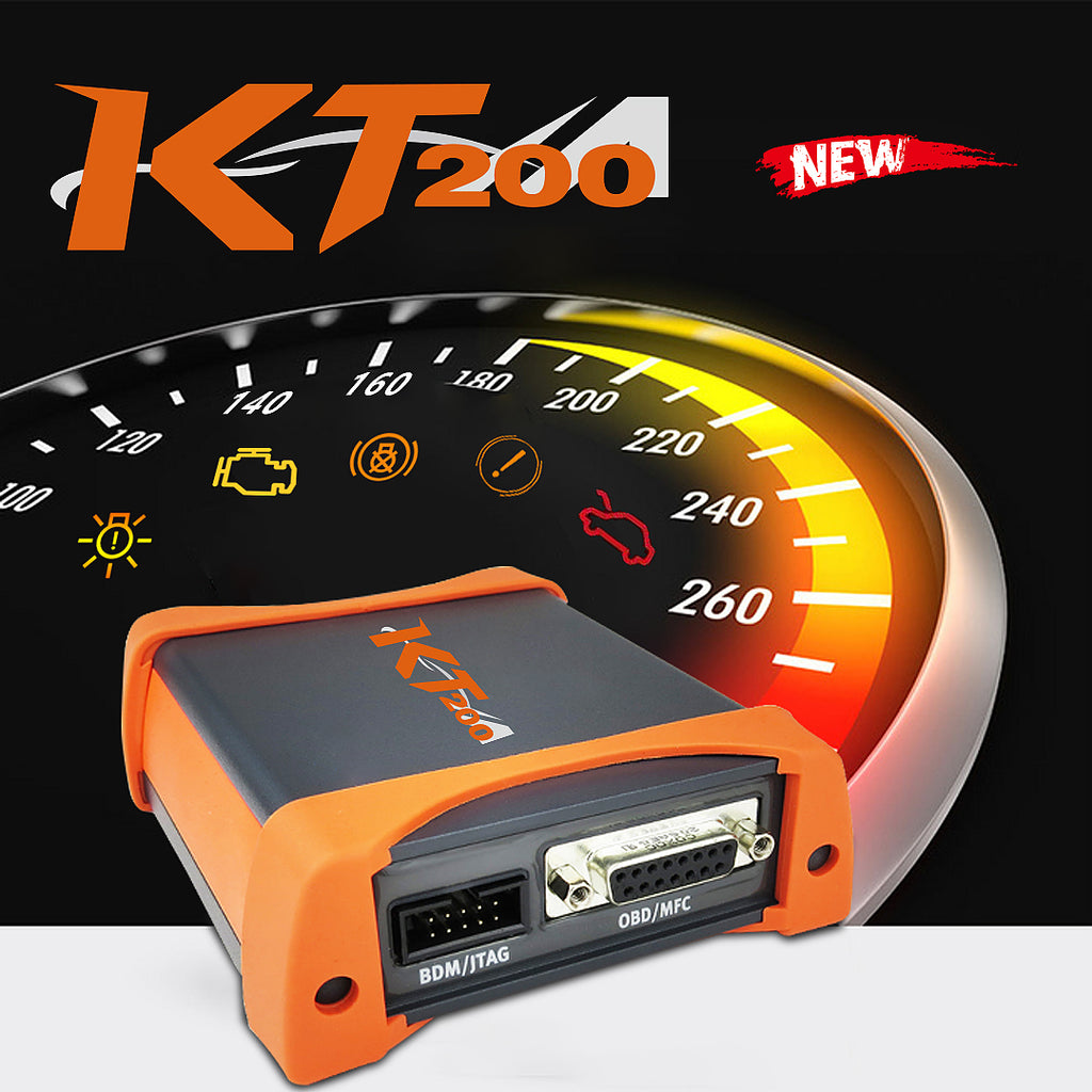 KT200 ECU Programmer Chip Tuning Kit KT200 ECU/TCU programmer Support OBD/BOOT/JTAG/BDM Multiple Protocols
