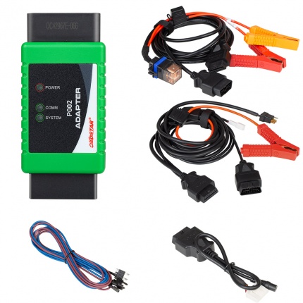 OBDSTAR P002 Adapter Full Package with TOYOTA 8A Cable + Ford All Key Lost Bypass Alarm Cable Used with X300 DP Plus, X3