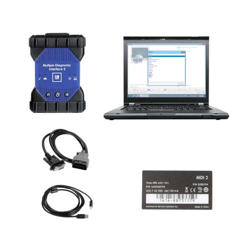 V2023.11 High Quality MDI 2 Scan Tool with Lenovo T420 Laptop Ready To Use