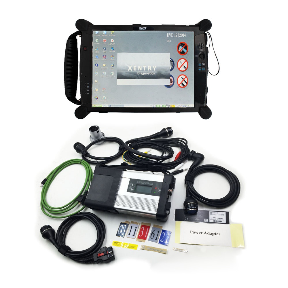 <font color=#000000>MB SD Connect Compact 5 Star DOIP Diagnosis Tool with WiFi V2023.09 Plus EVG7 Diagnostic Controller Tablet PC</font>