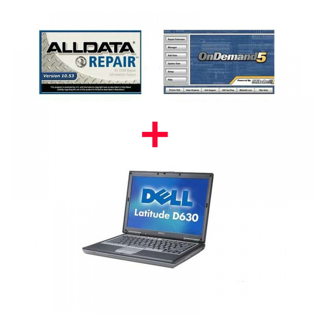 <font color=#000000>ALLDATA 10.53 and Mitchell installed on Dell D630 ready to use</font>