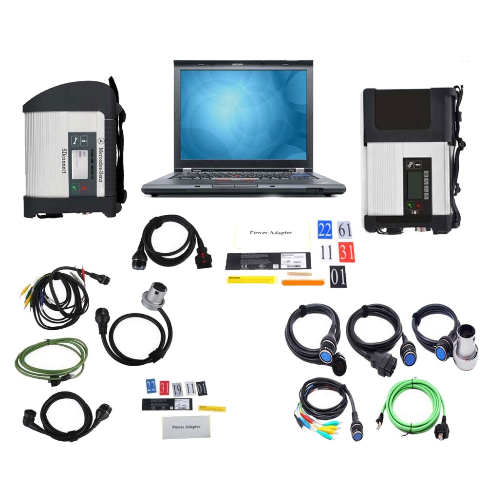V2023.06 DOIP MB SD Connect C5 MB Star C5 Diagnosis Scanner Plus Lenovo T420 Laptop With DTS and Vediamo Engineering Sof