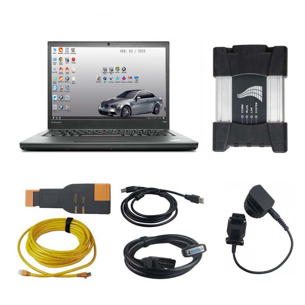 2023.09V BMW ICOM NEXT A+B+C Diagnostic Tool Plus Lenovo T440 I5 8G Laptop with 1000G SSD Ready to Use