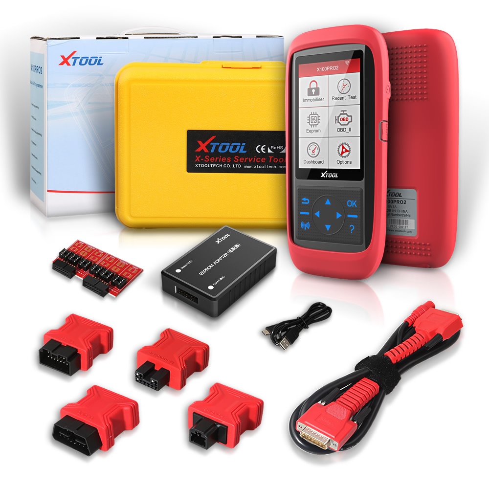 XTOOL X100 Pro2 Auto Key Programmer Mileage Adjustment Including EEPROM Code Reader with Free Update