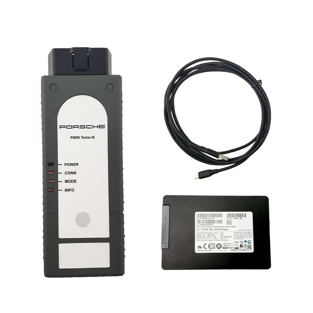 Piwis 3 III for Porsche Diagnostic Tool Support Diagnosis And Programming V42.000.011 + V38.250.000