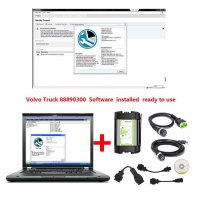 For Volvo Vocom 88890300 Interface with Latest Software (Real for Volvo Vocom) PTT2.8.240 Plus Lenovo T420 Laptop
