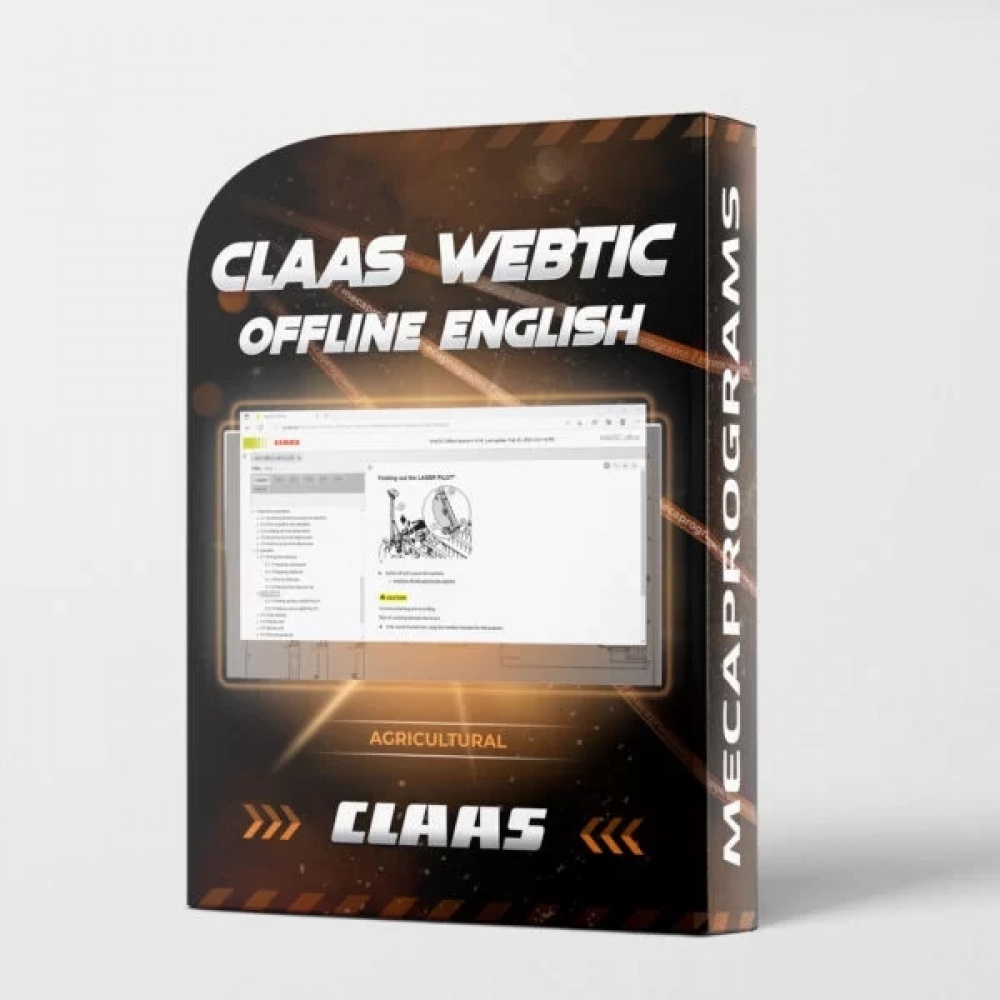 CLAAS WEBTIC OFFLINE ENGLISH 2023.10 contains repair and service information