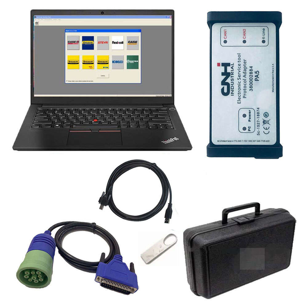 New Holland Case Diagnostic Kit CNH EST DPA 5 Diesel Engine Electronic Service Tool With CNH 9.8 Engineering Software
