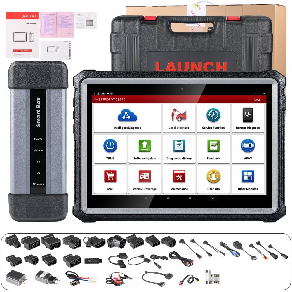 <strong>Launch X431 PRO5 Full System Car Diagnostic Tool with Smart Box 3.0 Upgrade Version of X431 Pro3 Supports CAN FD DoIP</strong>